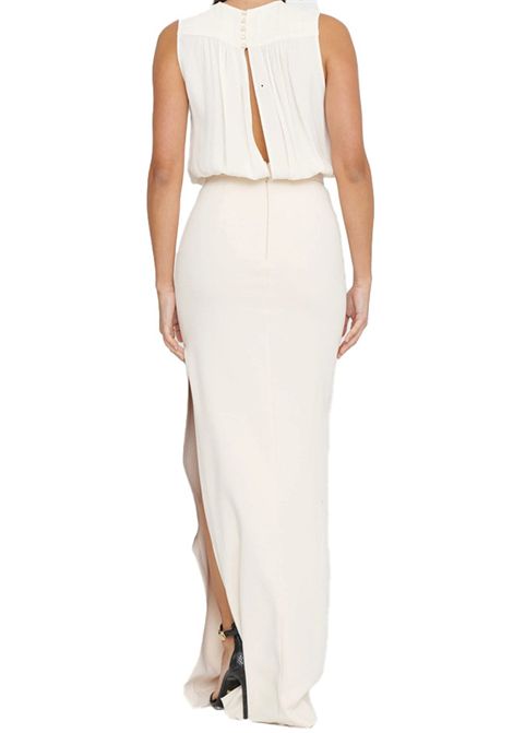 Abito Elisabetta Franchi donna ABR3851E2 193 burro georgette ELISABETTA FRANCHI | Abiti | ABR3851E2193